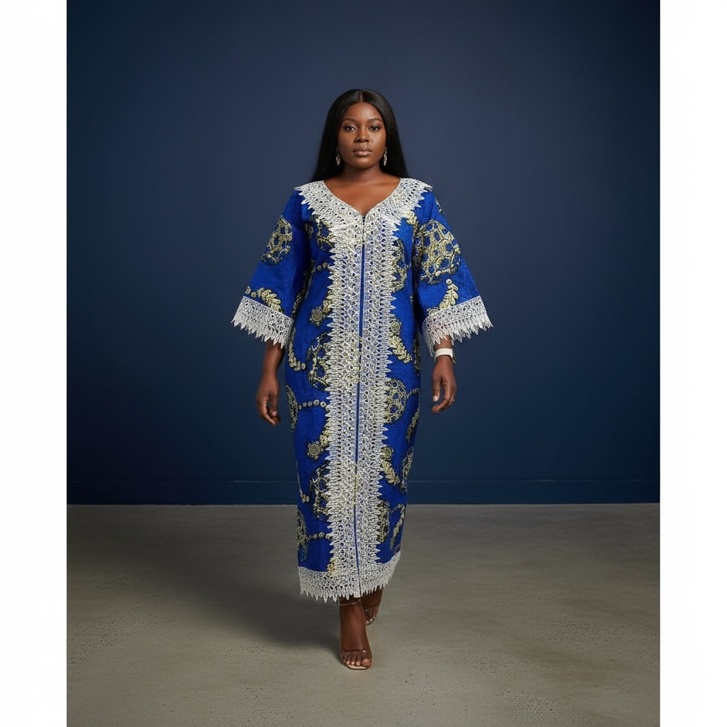 African print dress