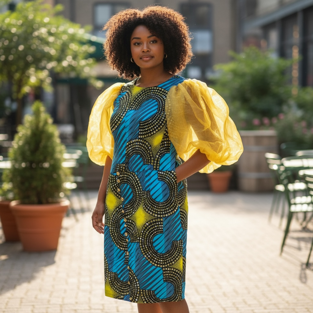 Off shoulders African princess dress