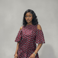 African print dress