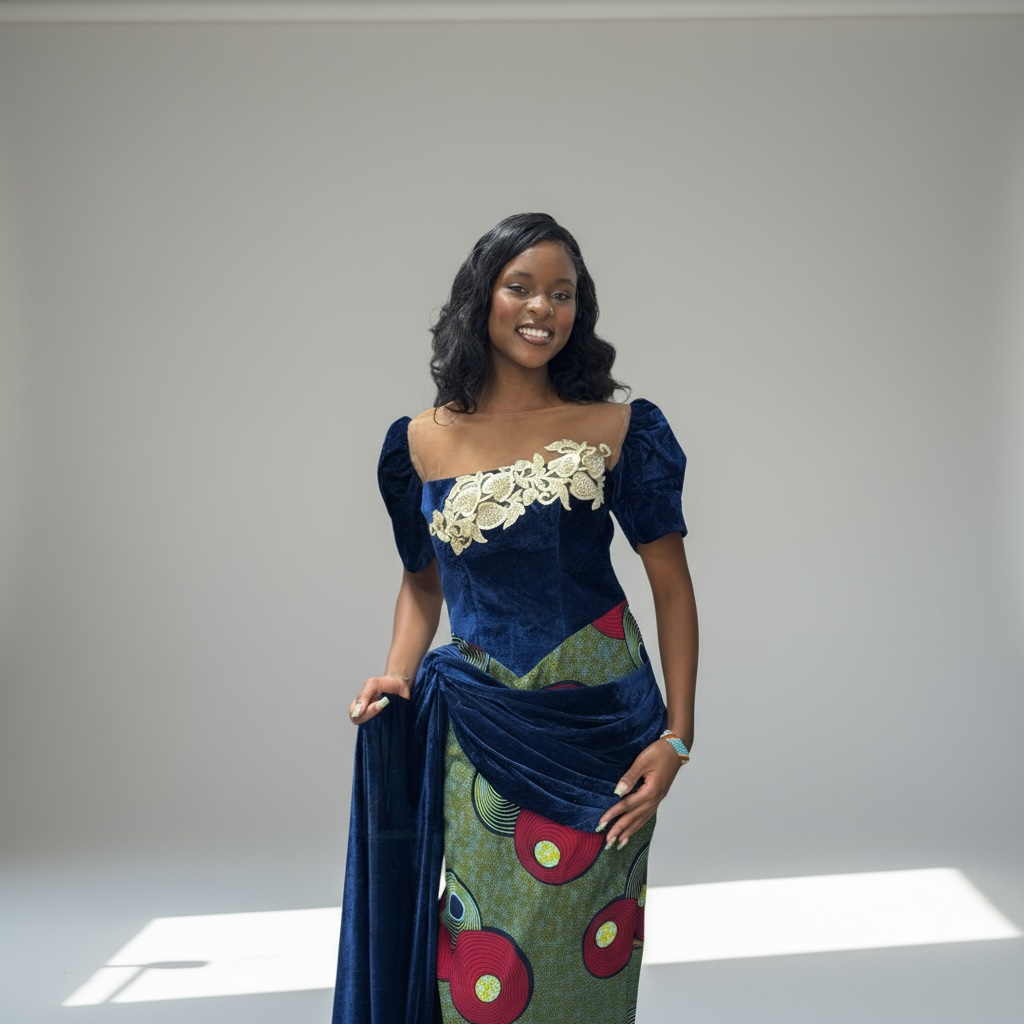 African print dress