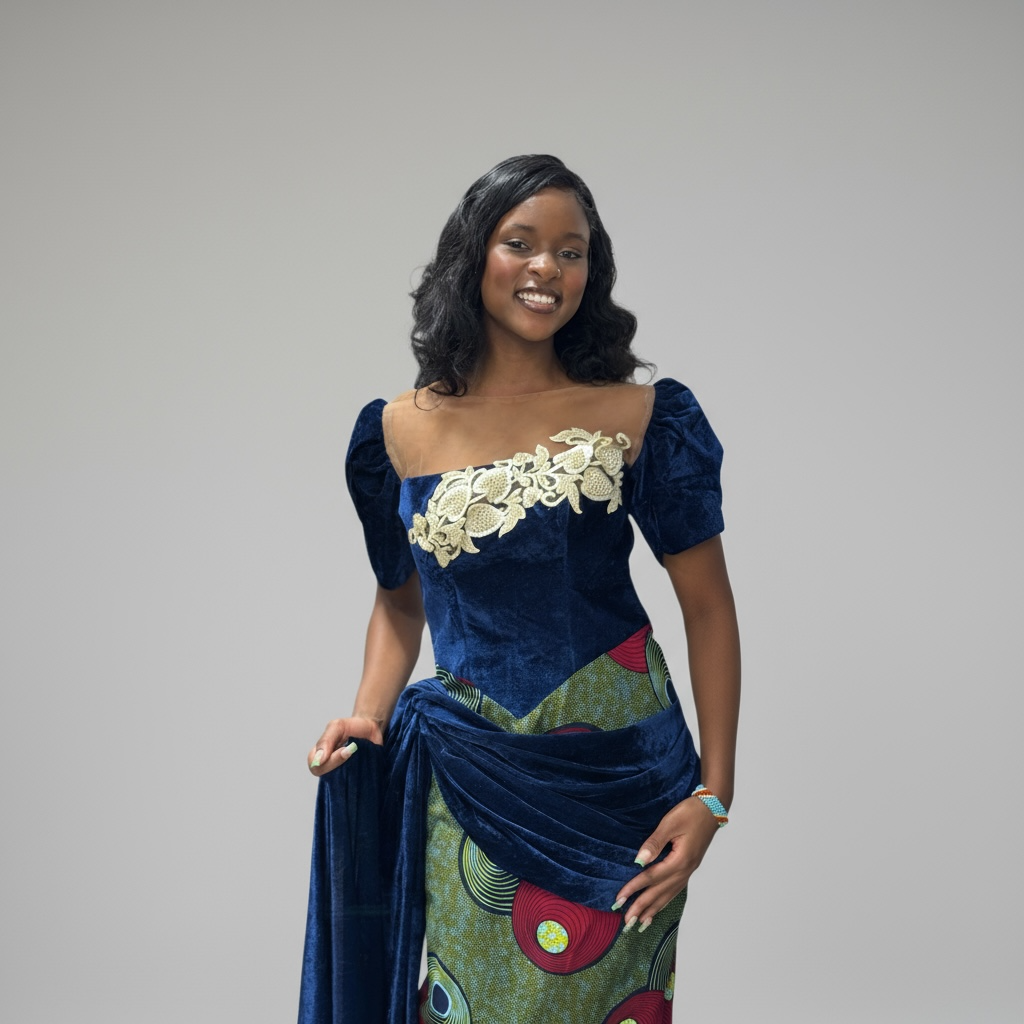 African print dress