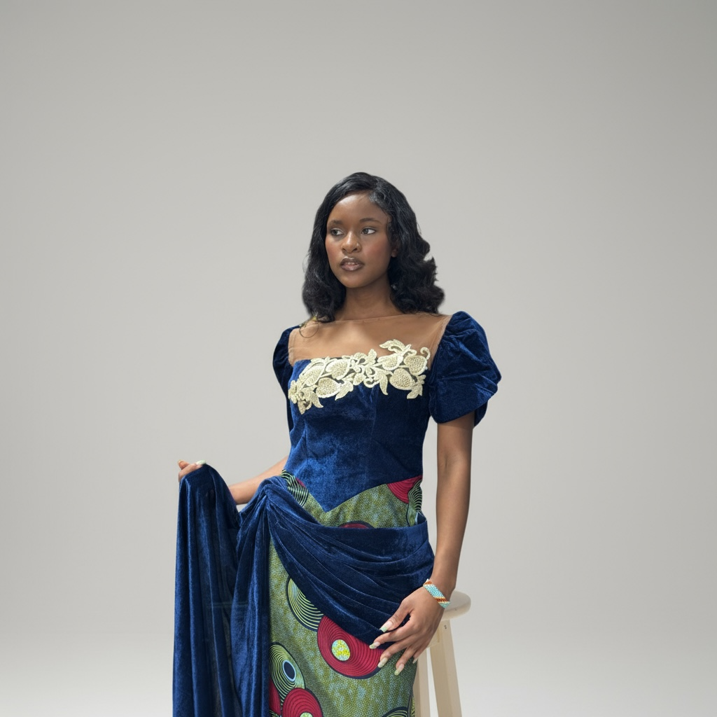 African print dress