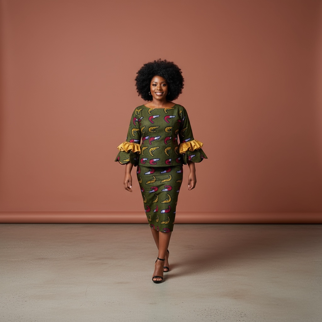 Two piece African print
