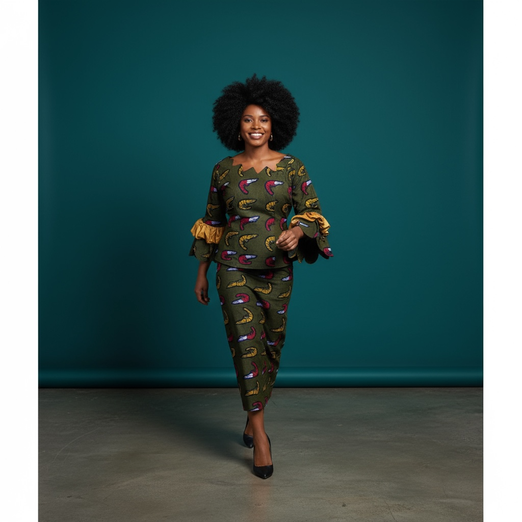Two piece African print
