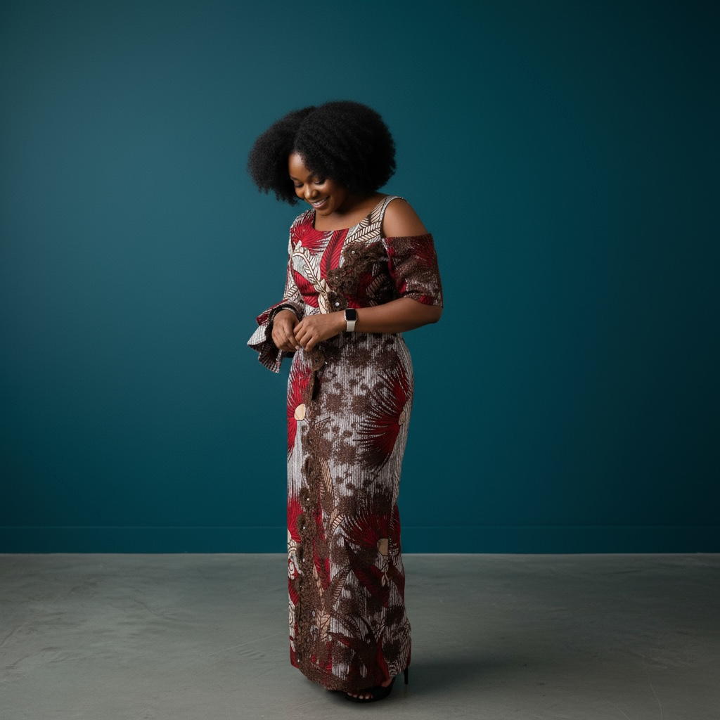 Afrecant print dress