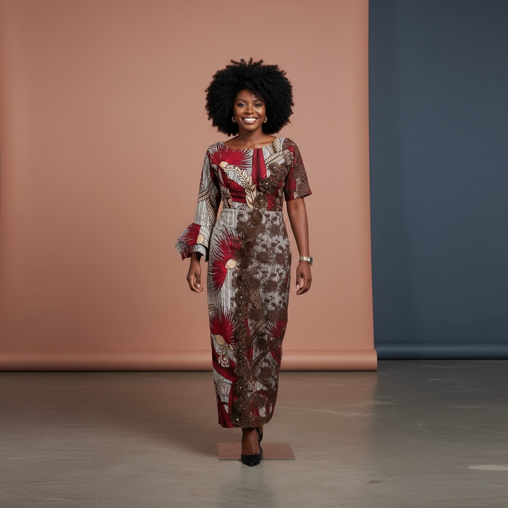 Afrecant print dress