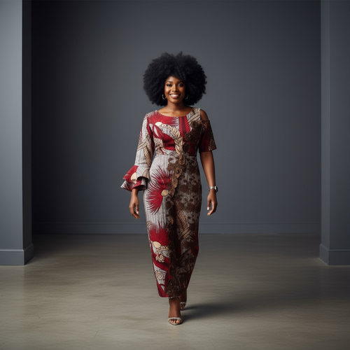 Afrecant print dress