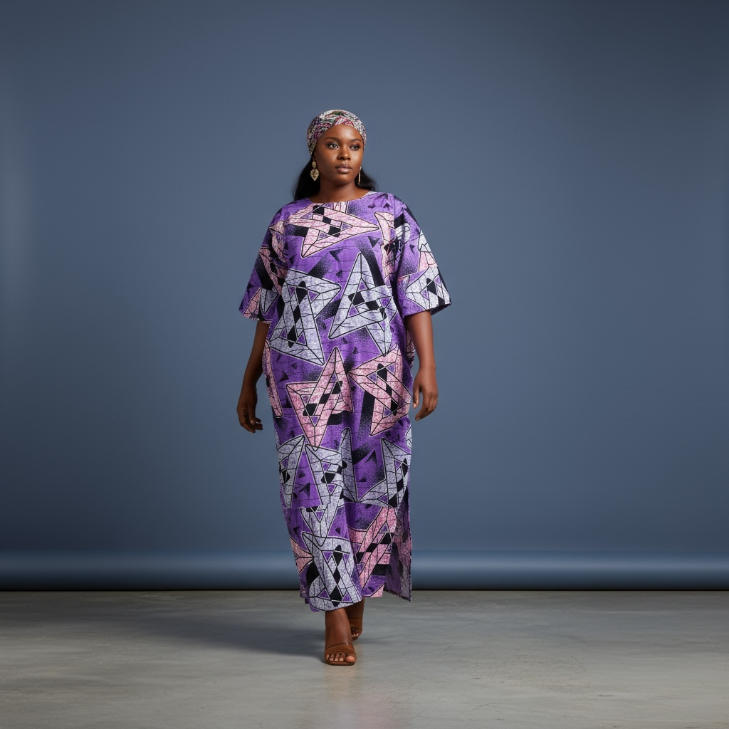 African print dress