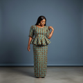 Two pieces African print Blouse