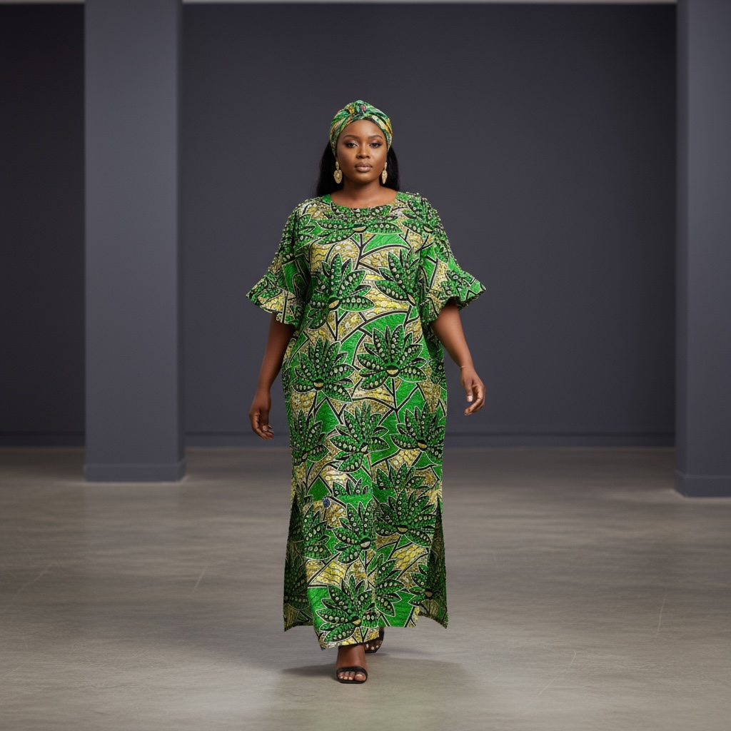 African print dress