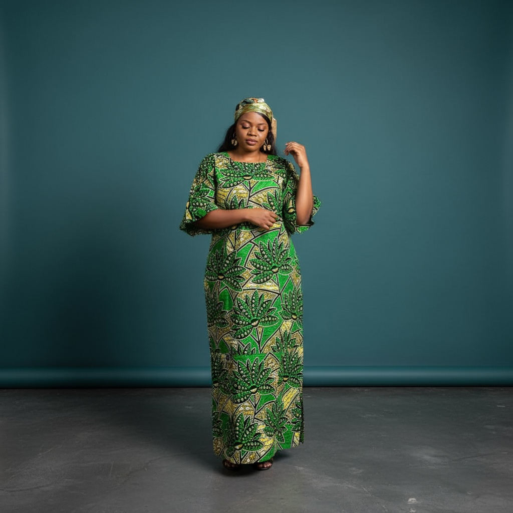 African print dress