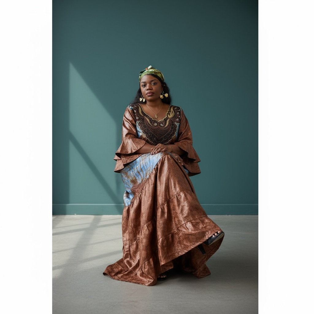 Bazin riche dress